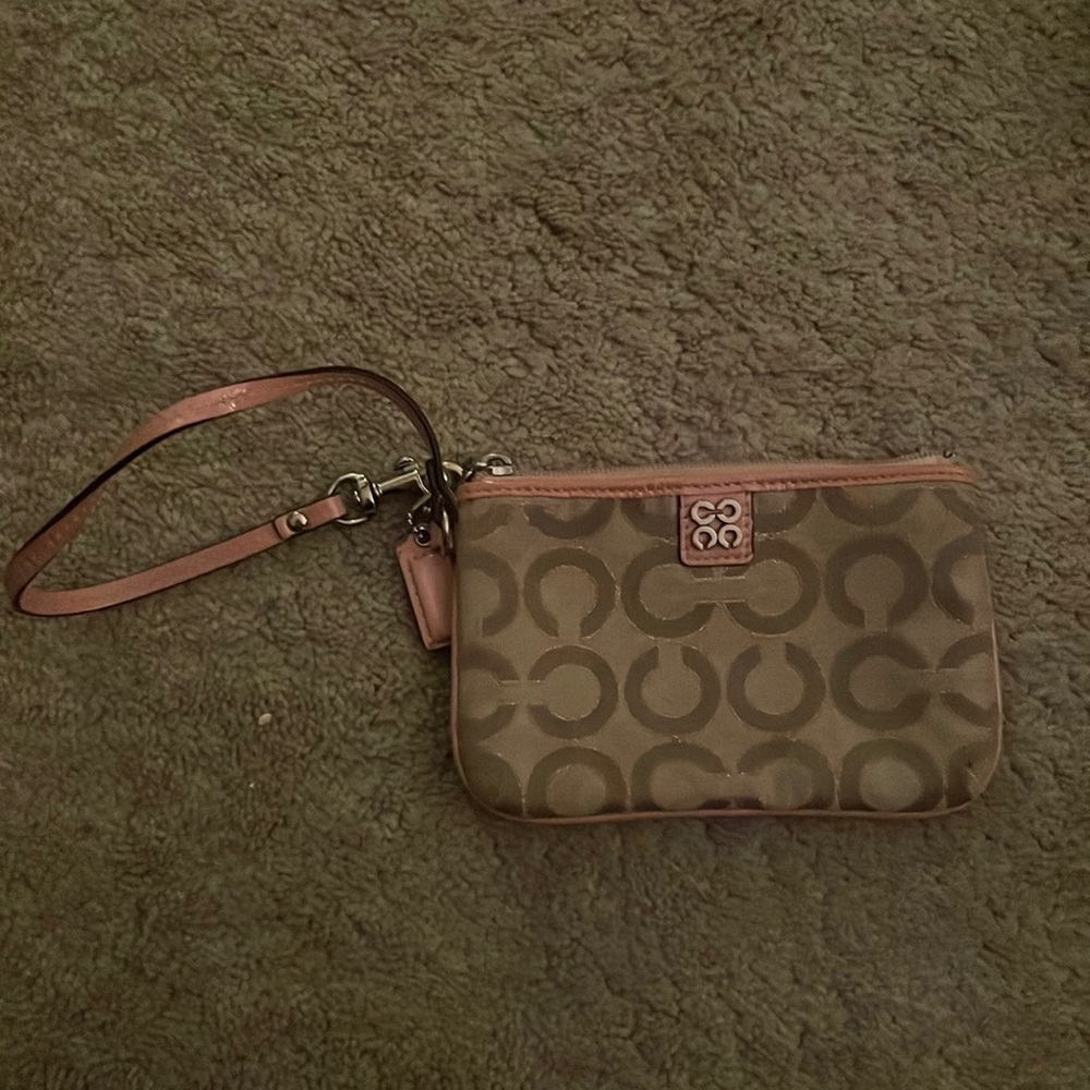 Coach zip pouch